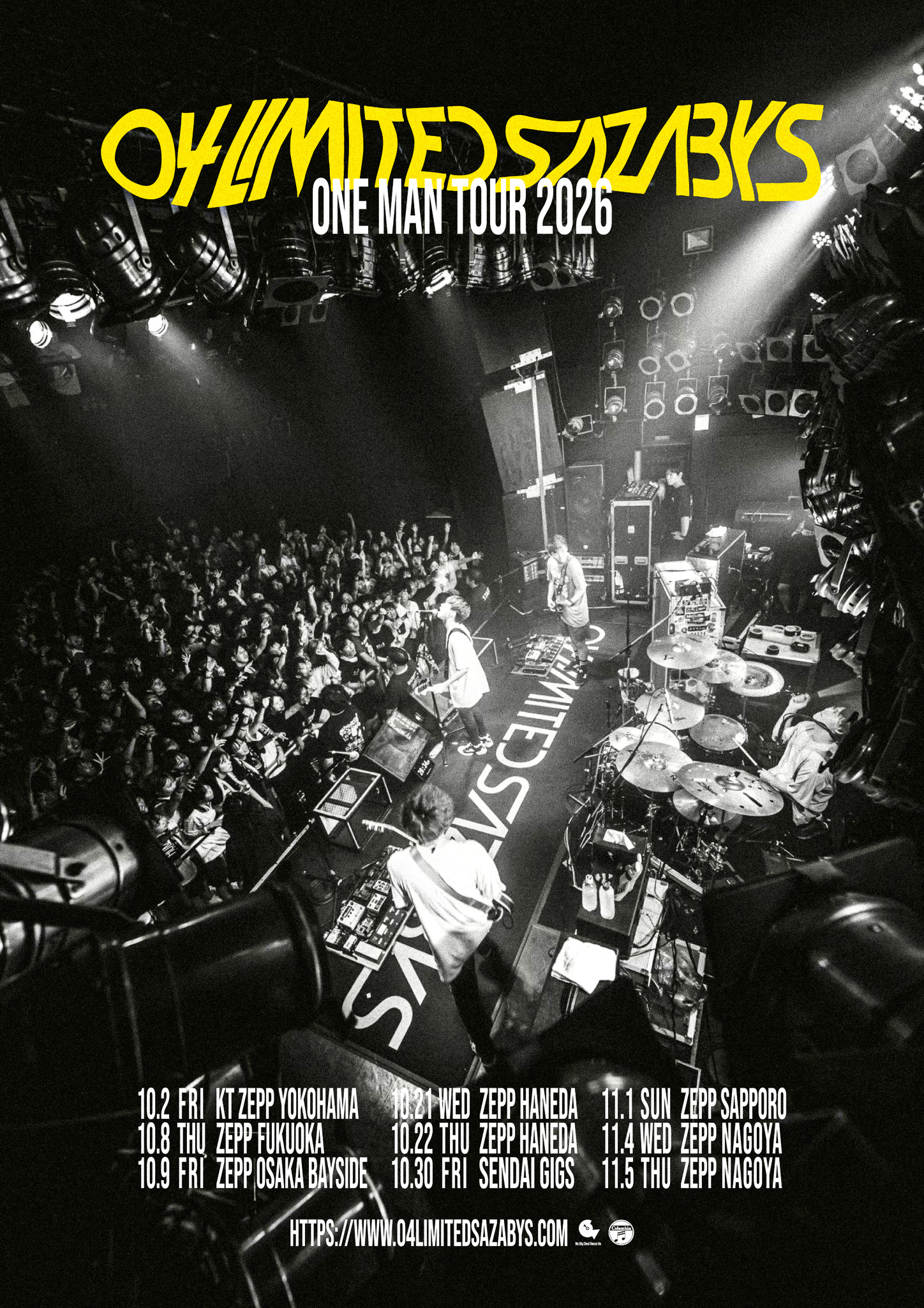【神奈川】04 Limited Sazabys "ONE MAN TOUR 2026" (KT Zepp Yokohama)